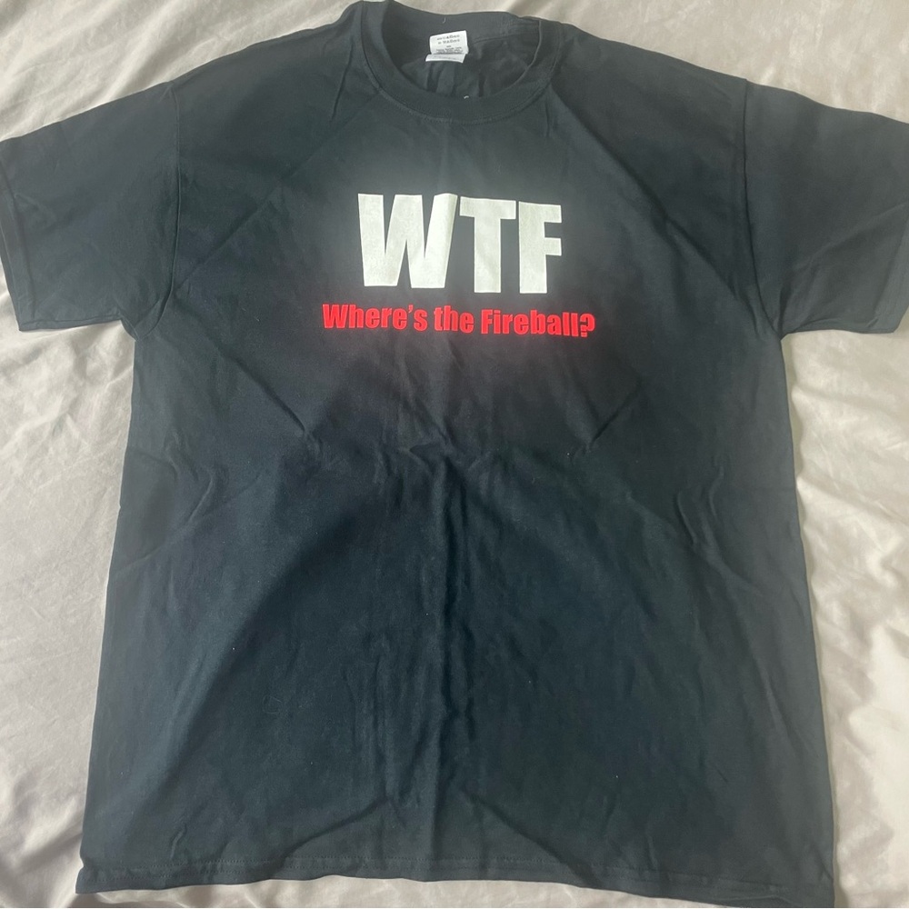 Black WTF Where’s The Fireball Graphic T 2016 Promo